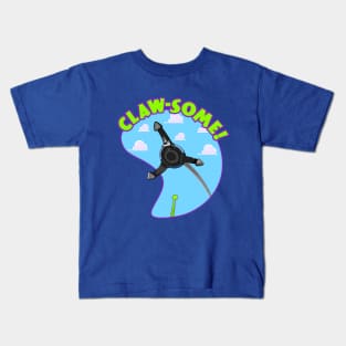 Alien Swirling Saucers Claw-Some! Kids T-Shirt